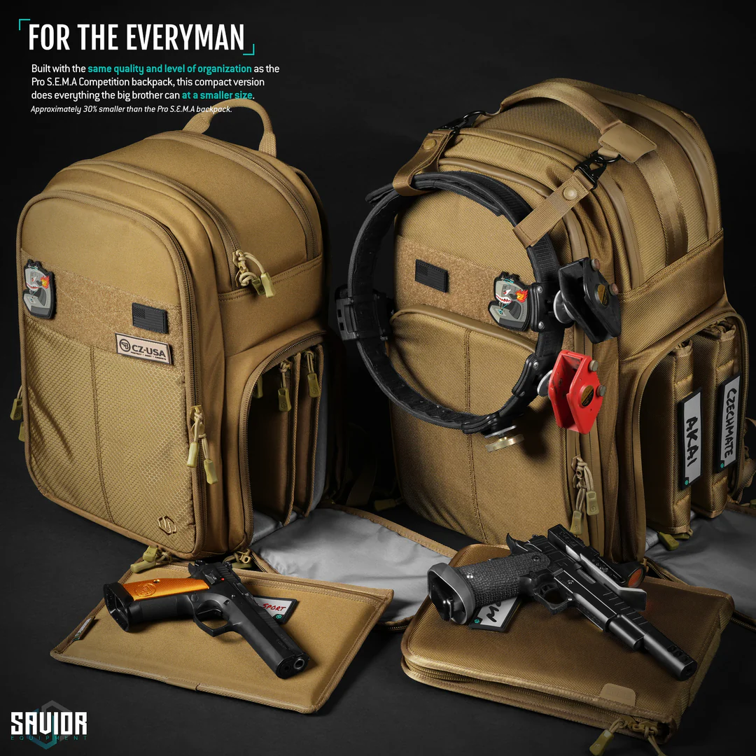 Savior Equipment COMPACT S.E.M.A - PISTOL BACKPACK Tan - Afbeelding 2