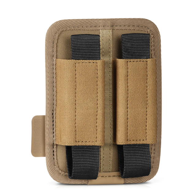 Savior Equipment DOUBLE PISTOL PISTOL MAG HOLDER W/ HOOK BACKING FDE - 2/3/6 SLOT