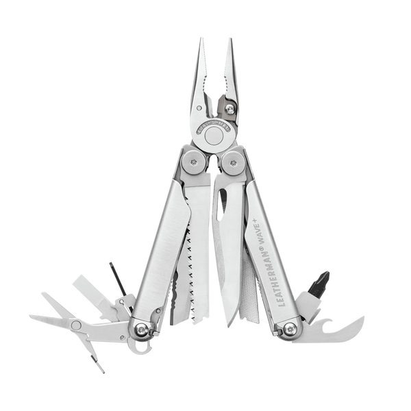 MULTITOOL, LEATHERMAN, WAVE+, 17F, RVS, ETUI NYLON