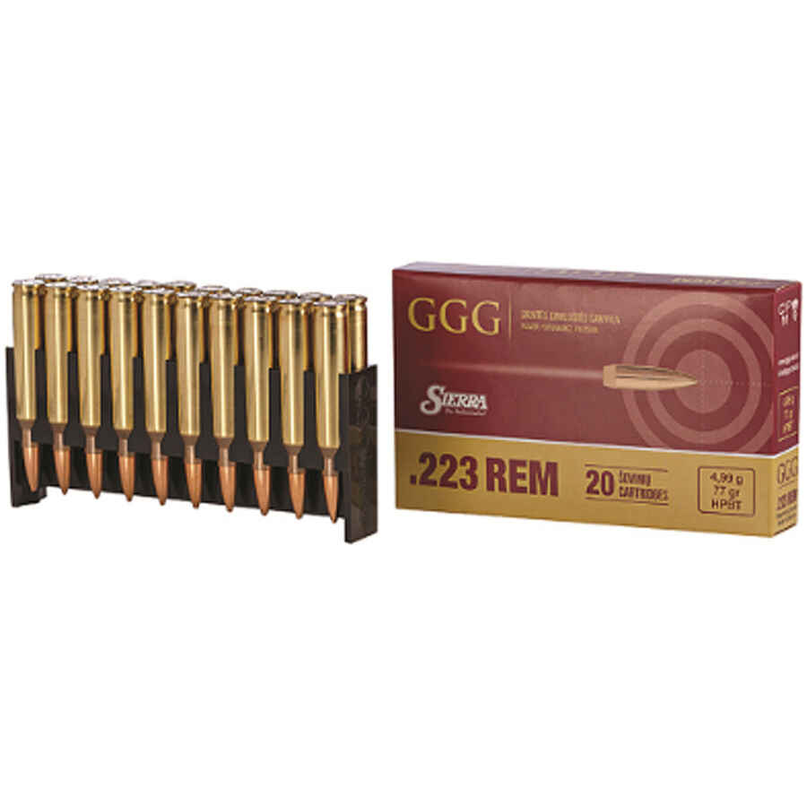 GGG .223 Rem. 77 gr Sierra Matchking