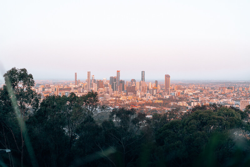 Brisbane Skyline - Mount Coot