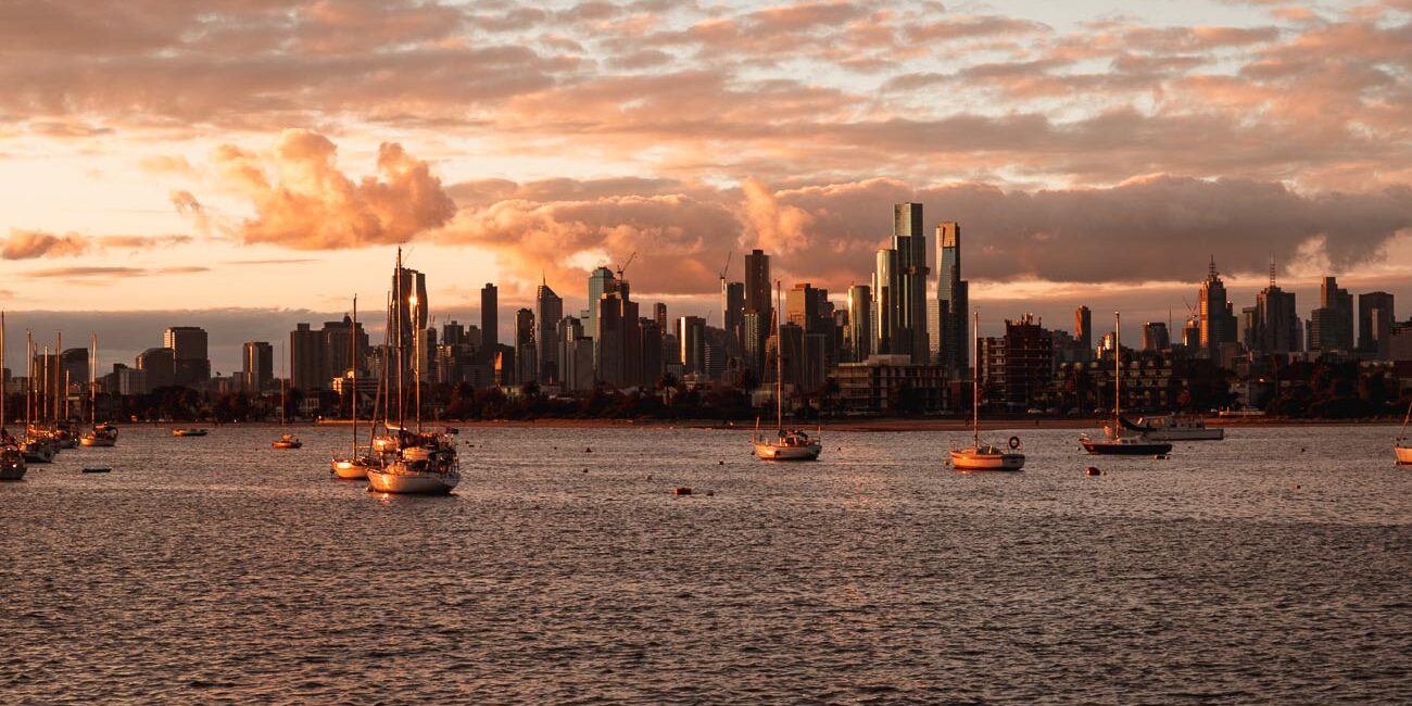 Melbourne - St Kilda Pier Sunset - A ( day Melbourne itinerary