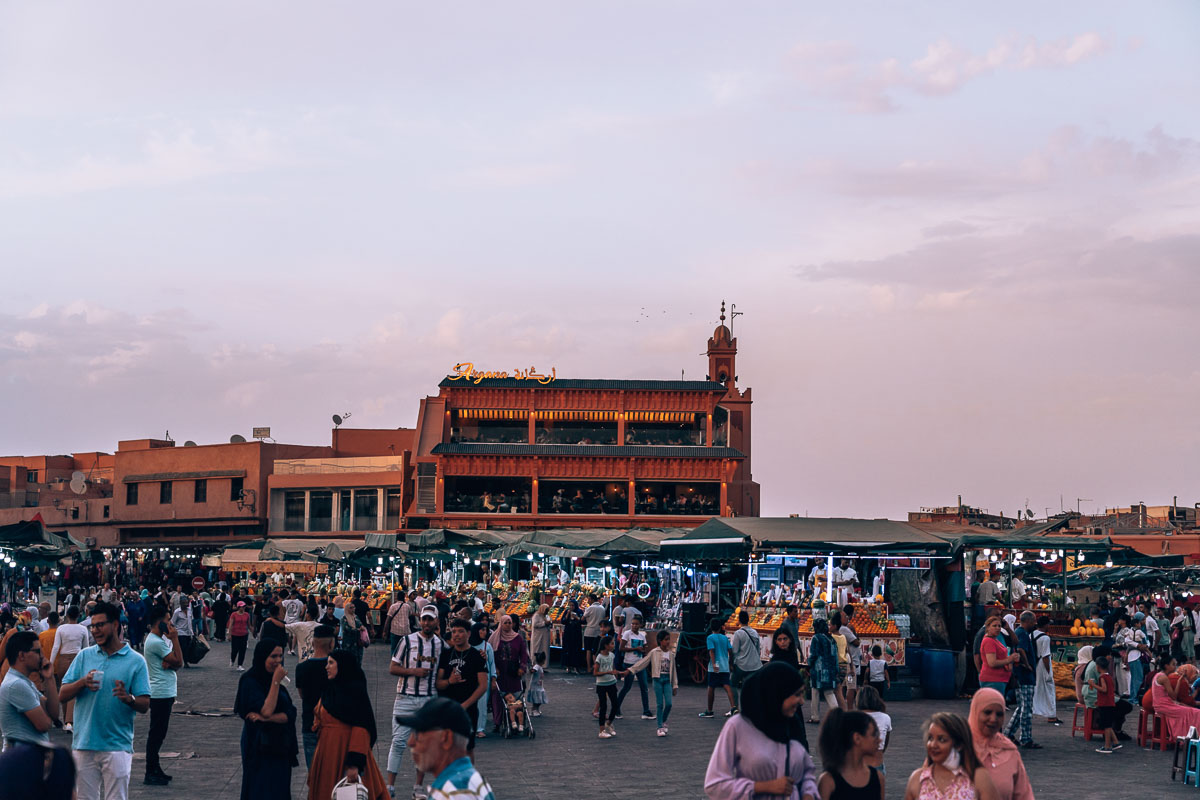 Marrakech - Jemaa El Fnaa Square by night7- BLOGPOST