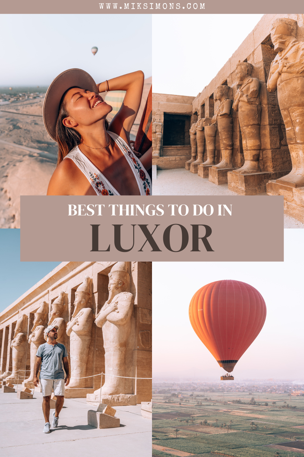 8 things to do in Luxor Egypt