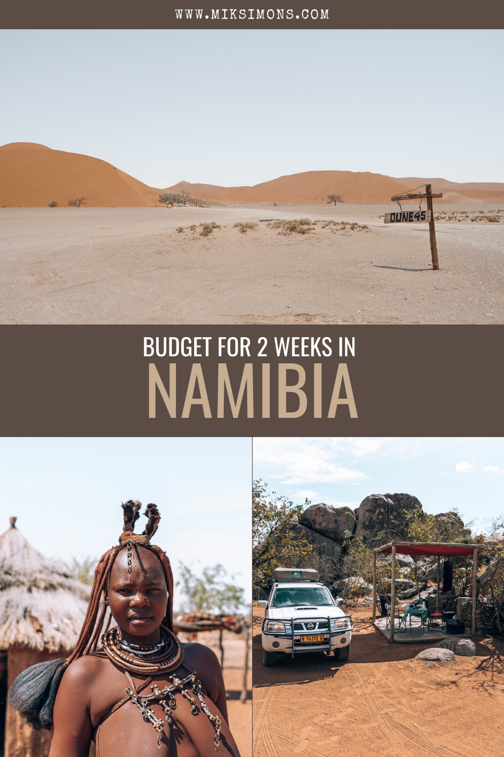 Self-drive Namibia: Budget for 2 weeks camping in Namibia