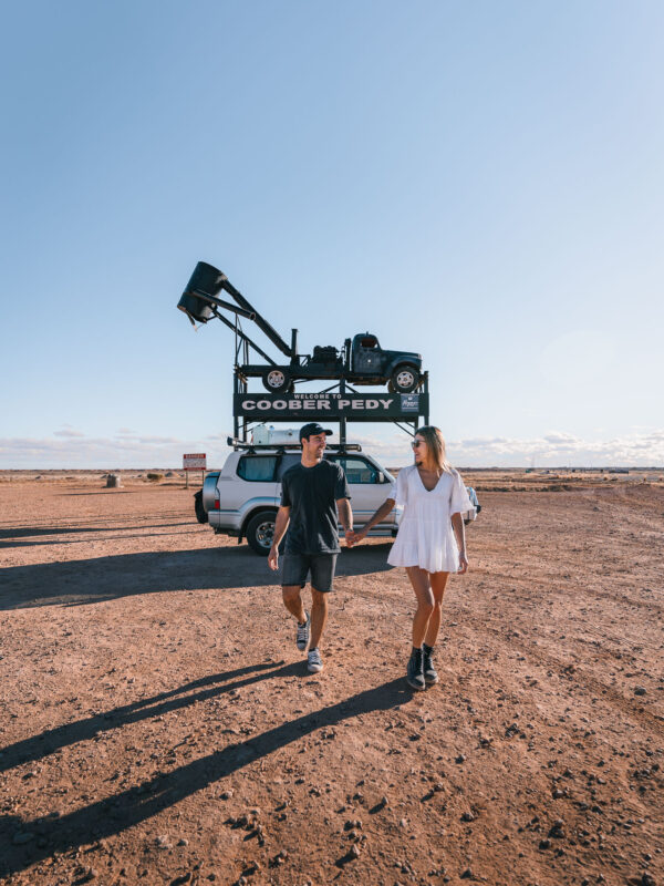 Coober Pedy - Welcome to sign shoot couple 85- BLOGPOST HQ