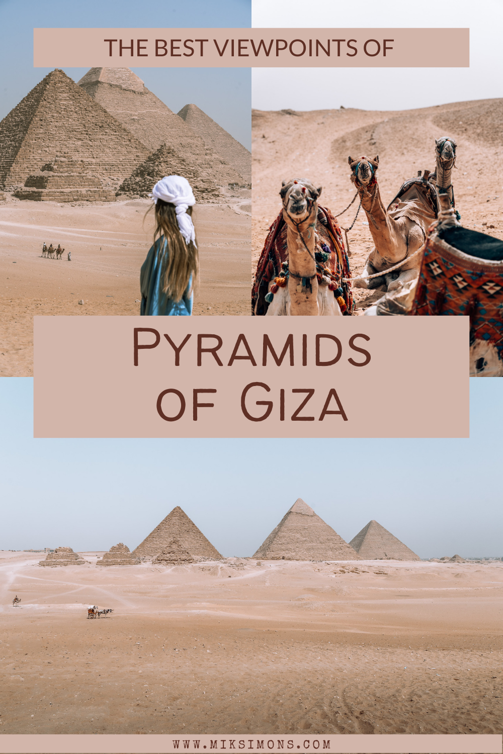 Visit the Pyramids of Giza without guide and the best viewpoints4