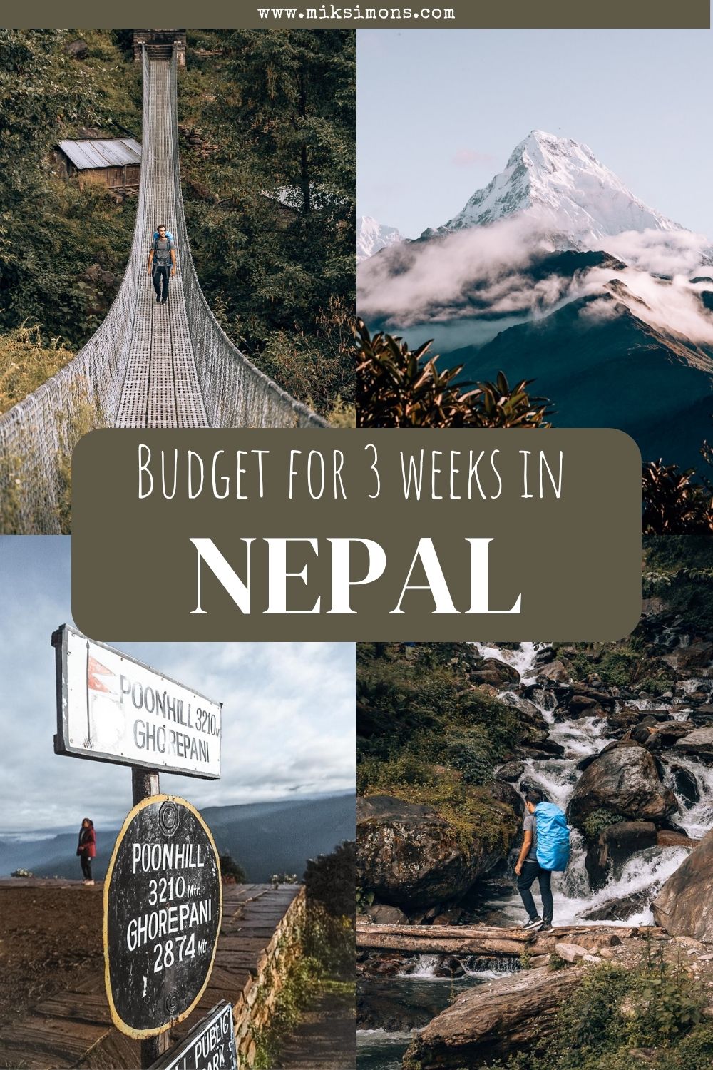 Budget for 3 weeks in Nepal