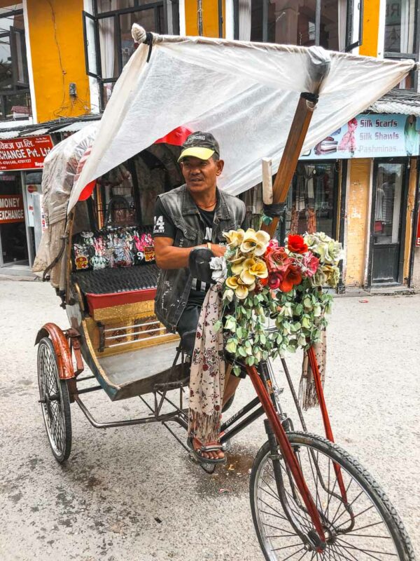 Rickshaw in Nepal