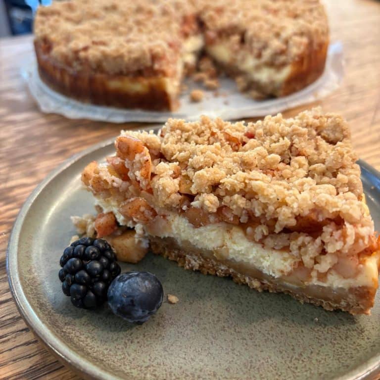 Cheesecake met appel