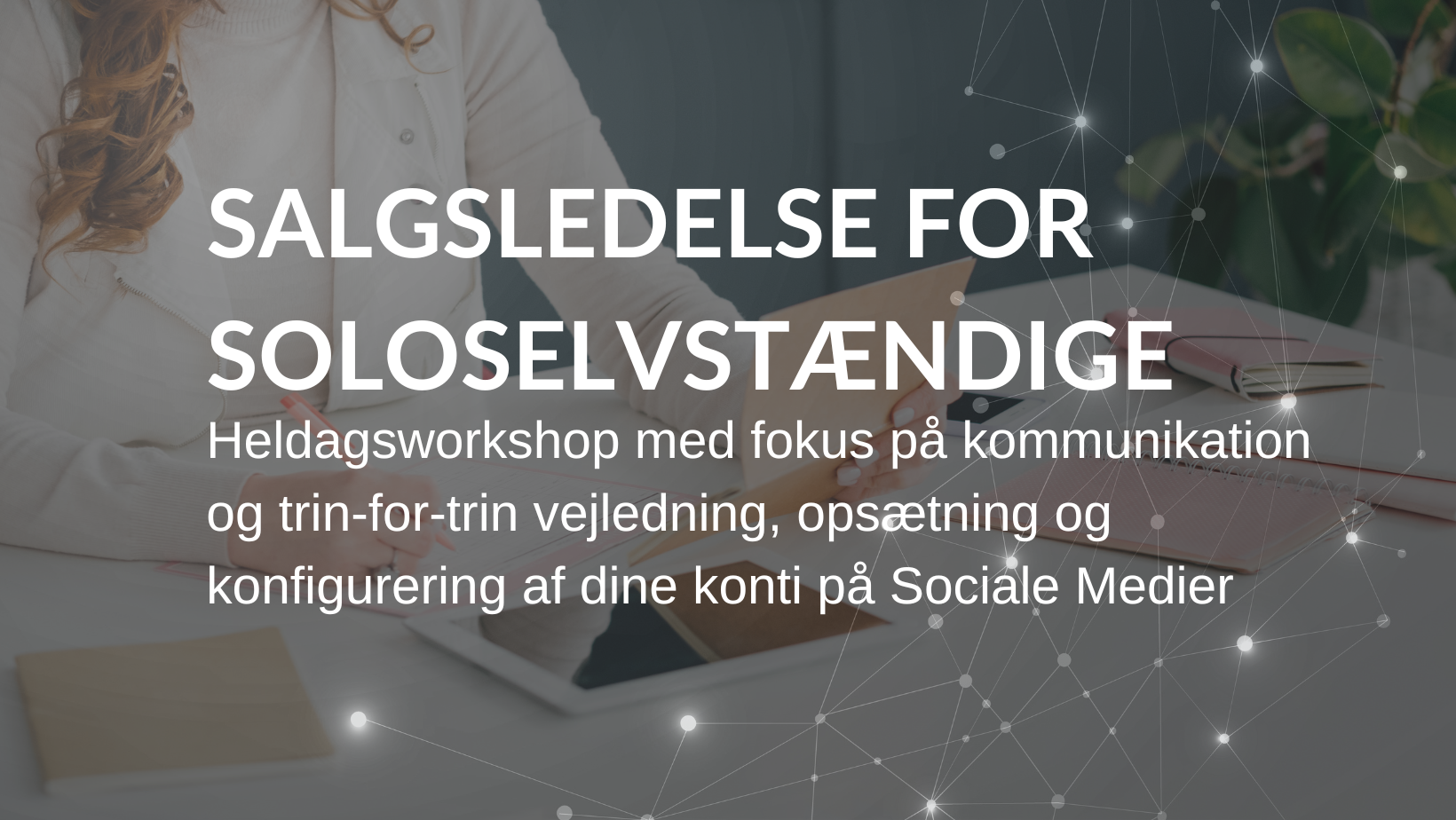 Workshop - Salgsledelse for soloselvstændige. Lær at kommunikere dit budskab ud.