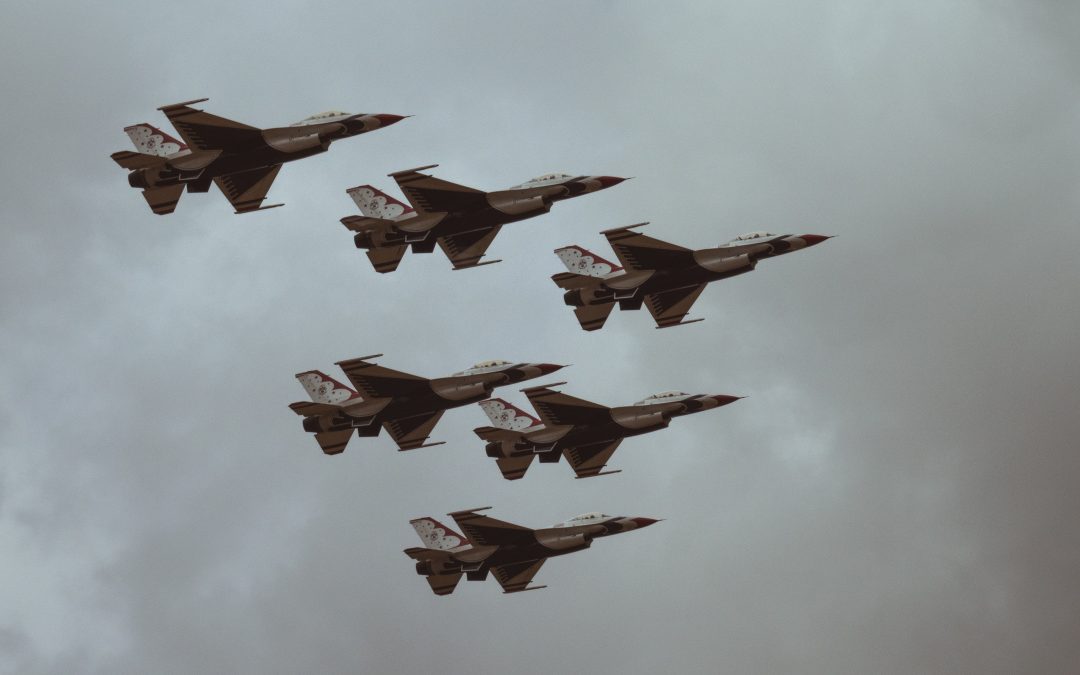 Fighter planes symbolizing war for talent