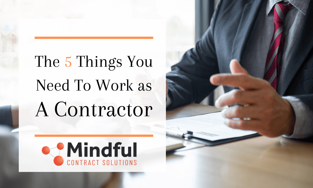 Working as a contractor