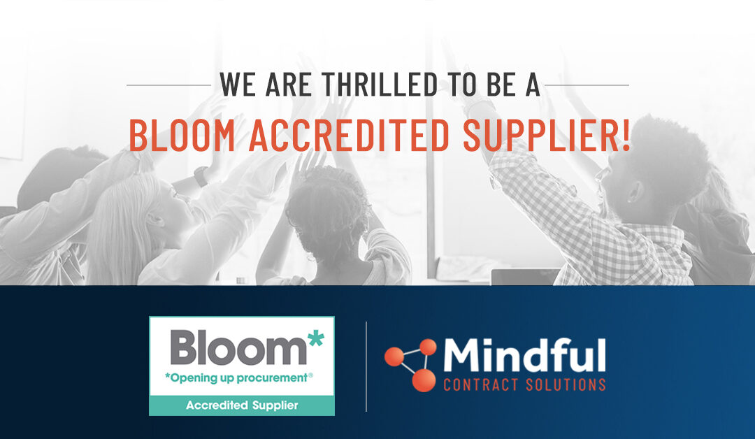 Shows that Mindful are a Bloom Accredited Supplier