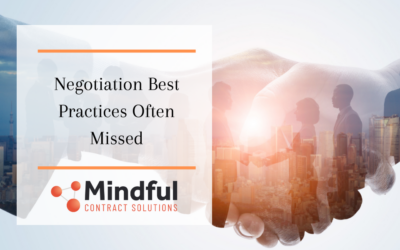 Negotiation Best Practices Often Missed