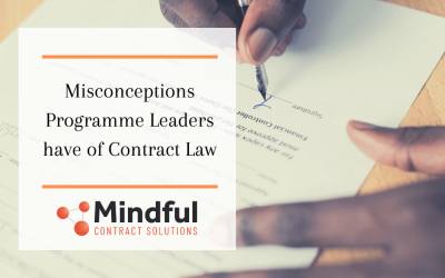 Misconceptions Programme Leaders have of Contract Law