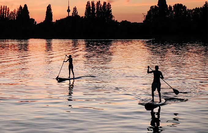 Paddleboard-background BannerSUP