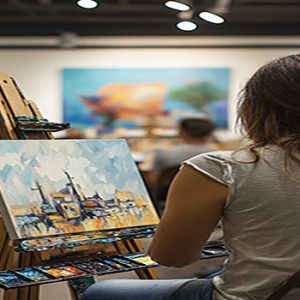 akryl painting course