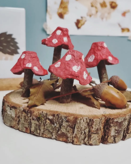 paddenstoelen herfsthoekje