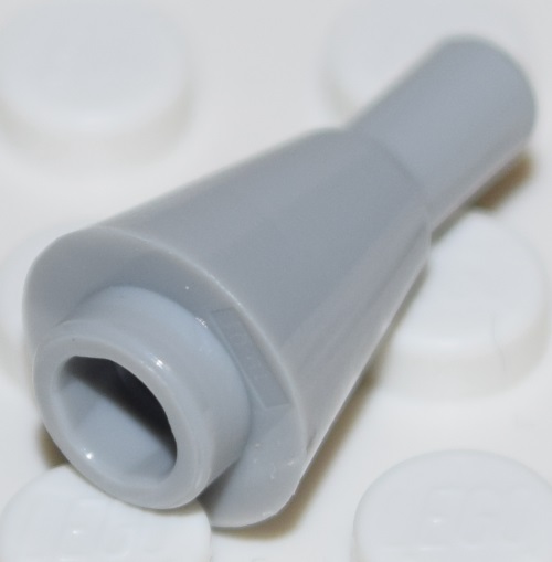 6167667 Cone 1X1 Invertede W. Shaft (11610) Medium Stone Grey ...