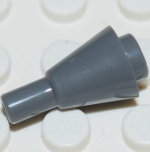 6207934 Cone 1X1 Invertede W. Shaft (11610) Dark Stone Grey – Minifigur.se