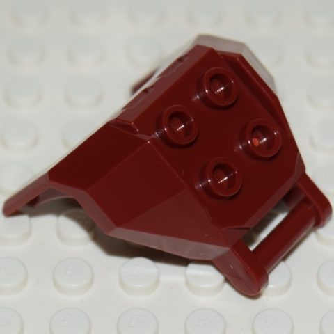 6440776 Design, Brick 4X3X3, W/ 3.2 Shaft, No. 1 (27167) New Dark Red