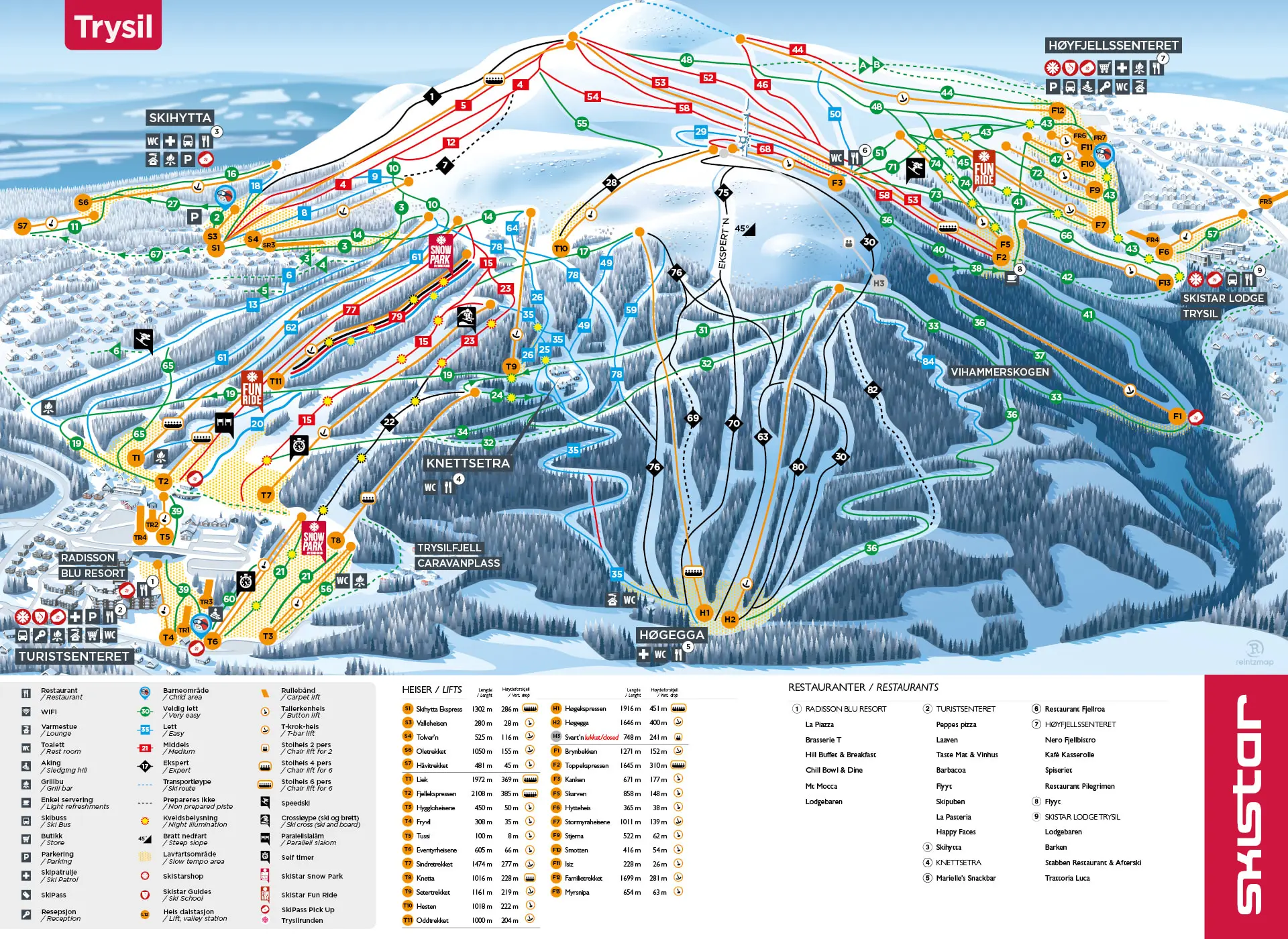 trysil pistekort