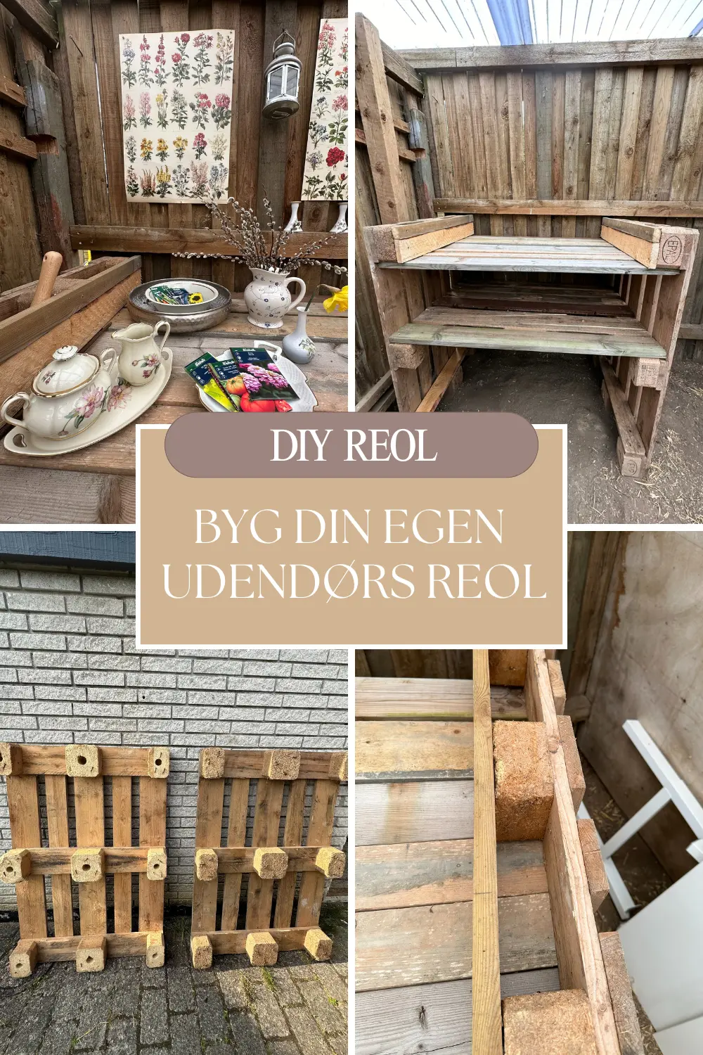 udendørs reol - DIY byg selv