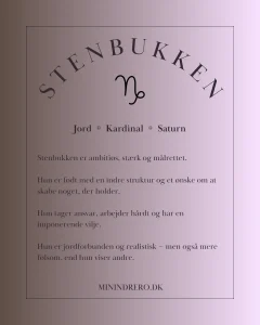 stenbukken stjernetegn