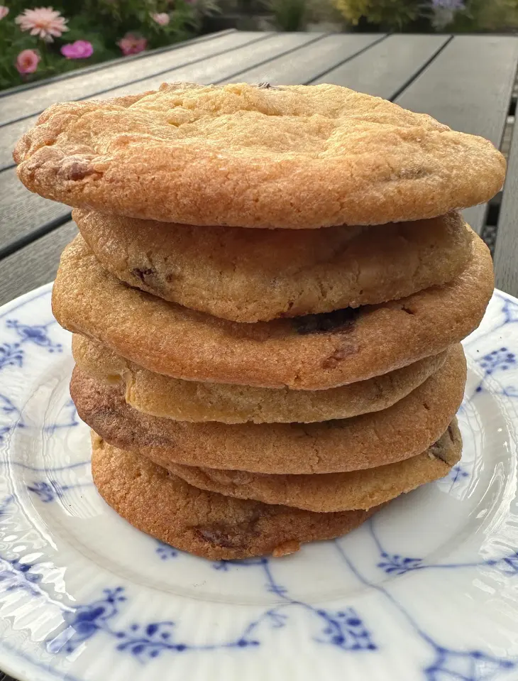 chocolate chips cookies opskrift