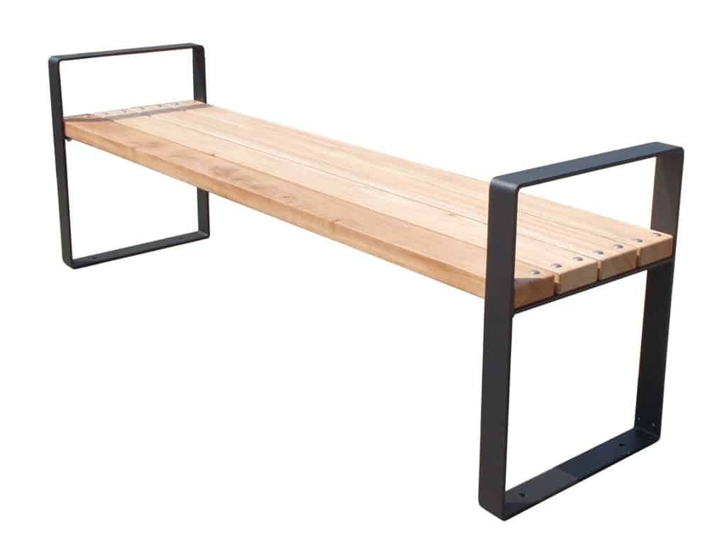 Zitbank met minimalistisch design. Zitbank met minimalistisch design.