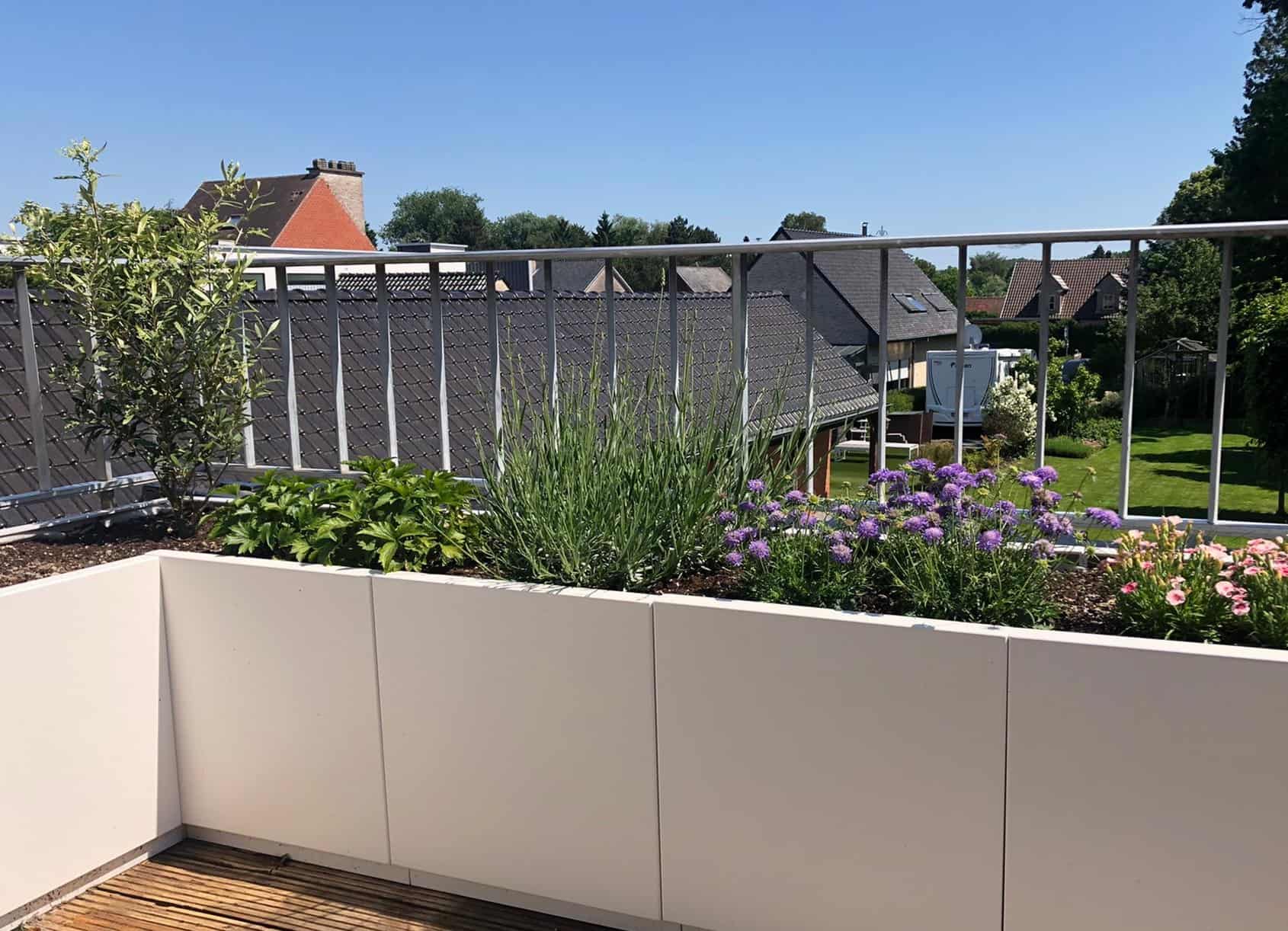 Dakterras plantenbak bloembak