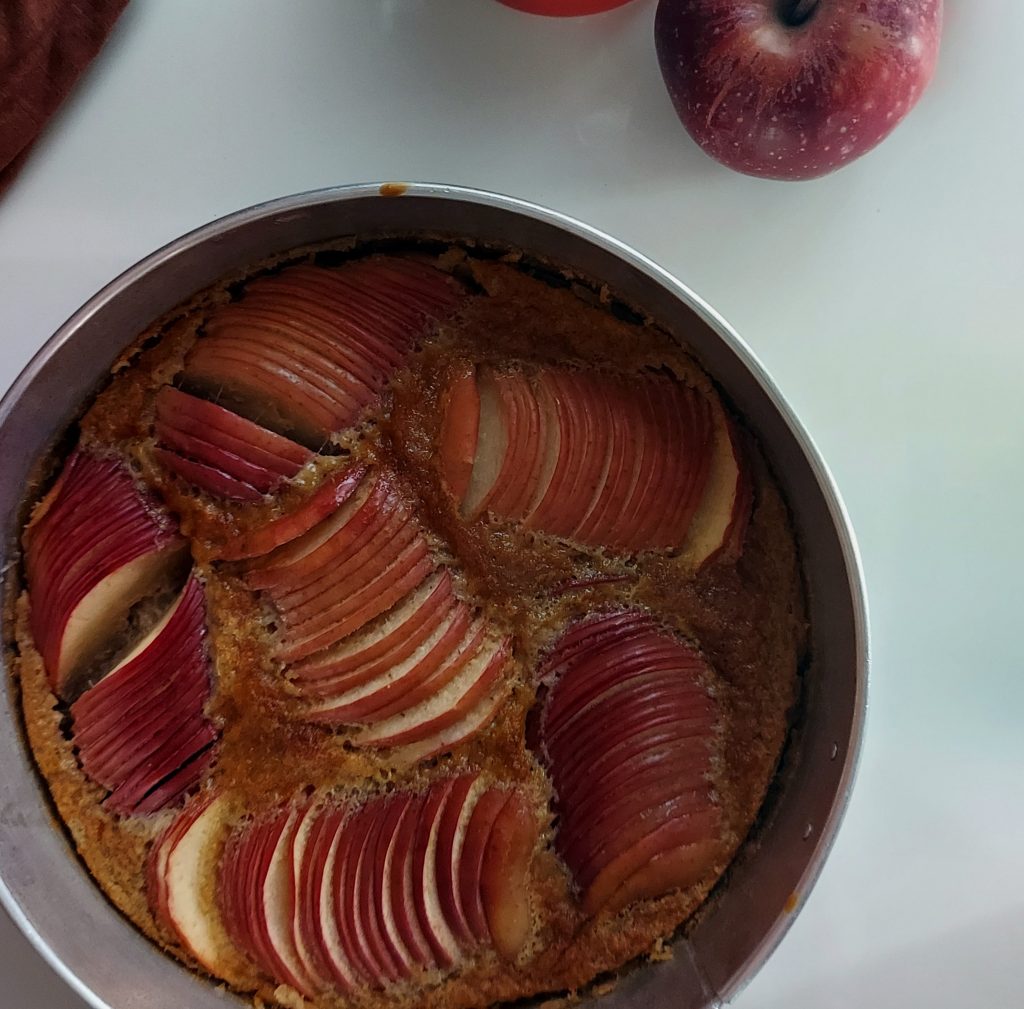 Apple Clafoutis with Lemongrass
