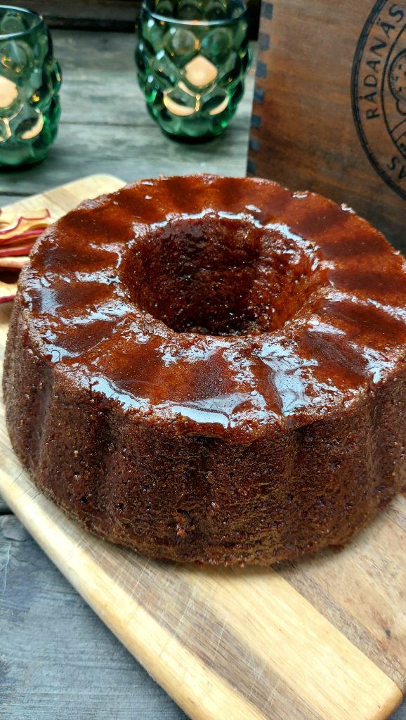 Easy Gluten-Free Apple Bundt Cake Recipe with Coffee Brown Sugar Glaze