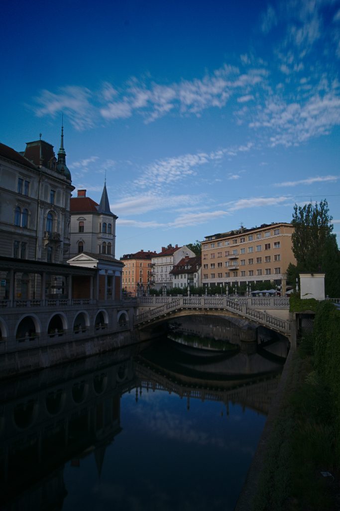 Brücke in der Altstadt Ljubljana