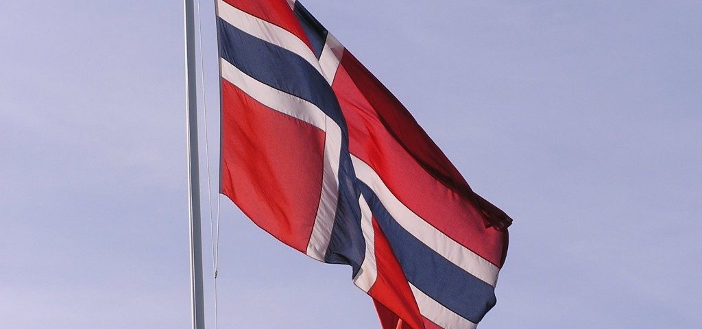Norwegische Flagge norwegen von a bis z