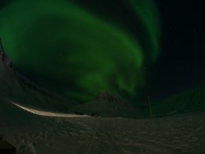 nordlicht longyearbyen spitzbergen