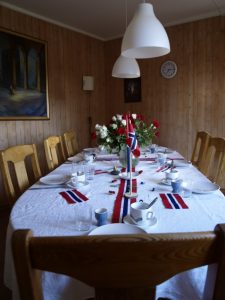 frühstückstisch 17.5 nationalfeiertag norwegen