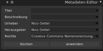 Metadaten-Editor