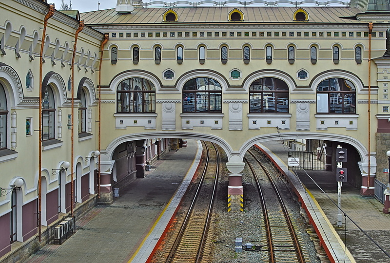 Bahnhof in Wladiwostock Sibirien