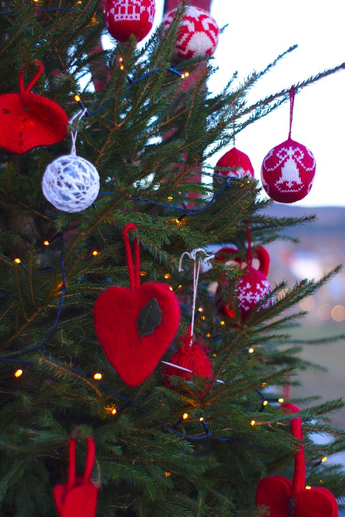Weihnachtsbaum Jul på museum Stjørdal