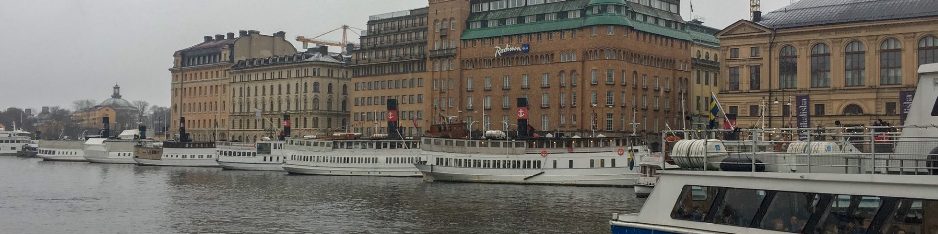 Stockholm gesehen vom Wassser