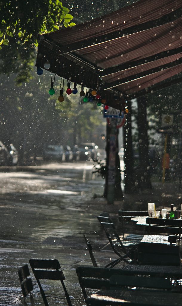 Sommeregen in Berlin Fridrichshain