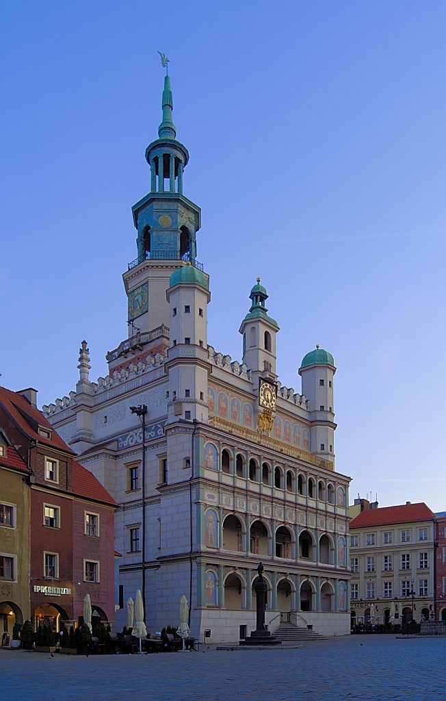 Rathaus in Poznan Interrail durch Polen