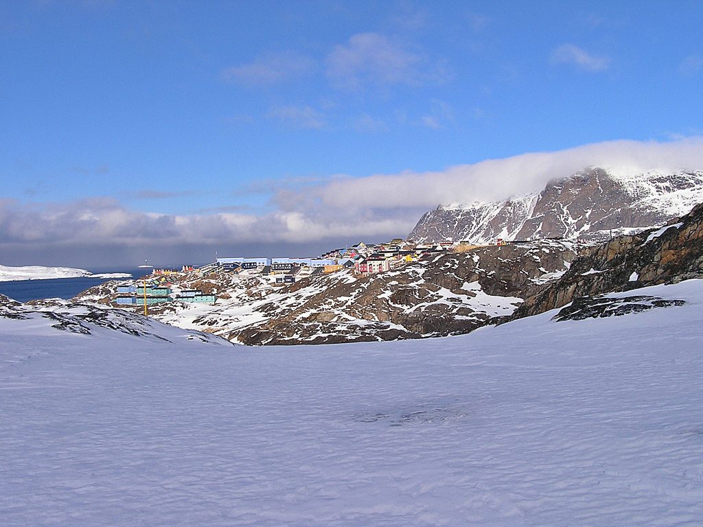 Grönland landschaft sisimiut