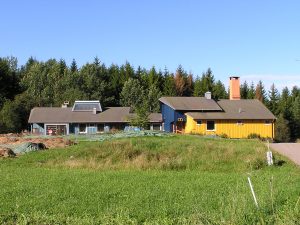 Häuser Vidaråsenlandsby camphillauswandern nach norwegen