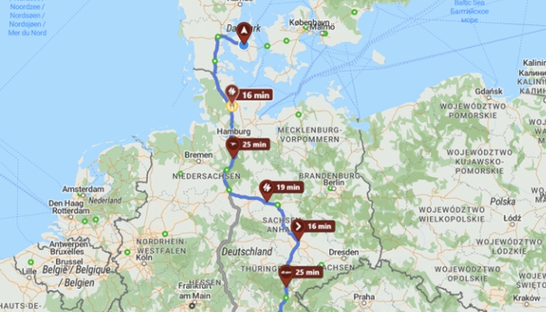 Så nemt er det: Fra Odense til Gardasøen i elbil