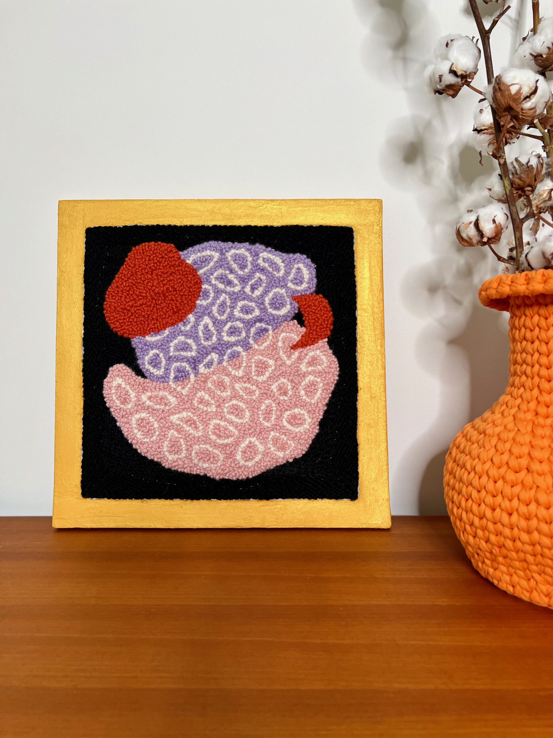 Yonaka I Wool Fiber Art Medium (40x40) - Image 2