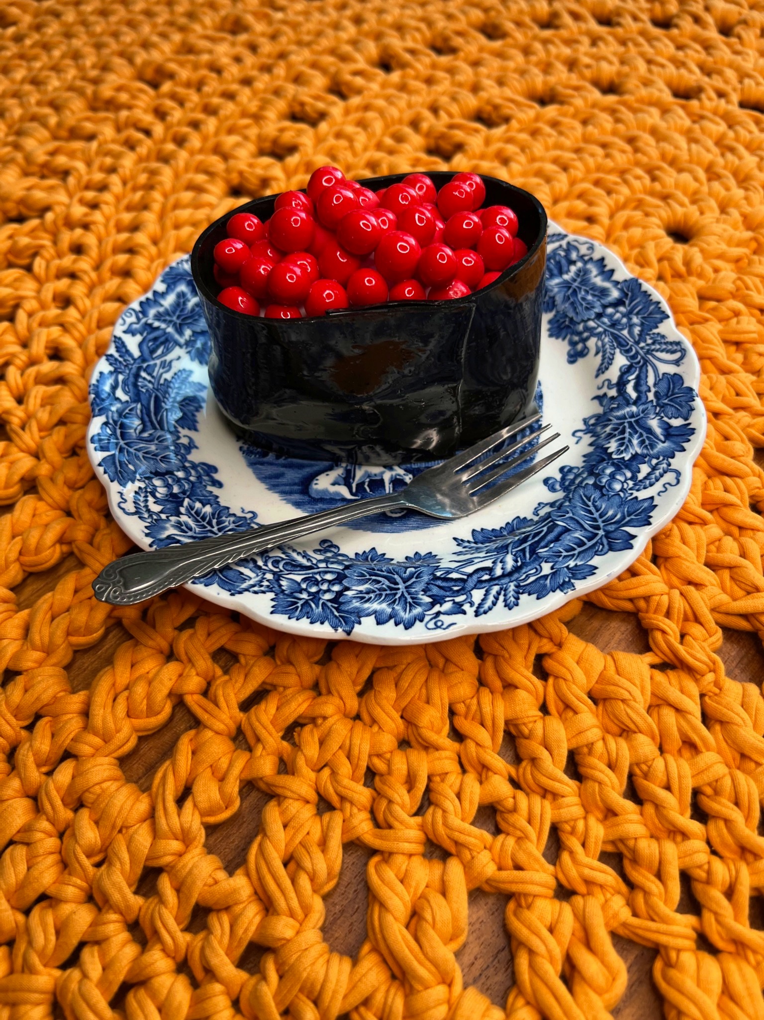 Handmade polymer clay sushi sculpture