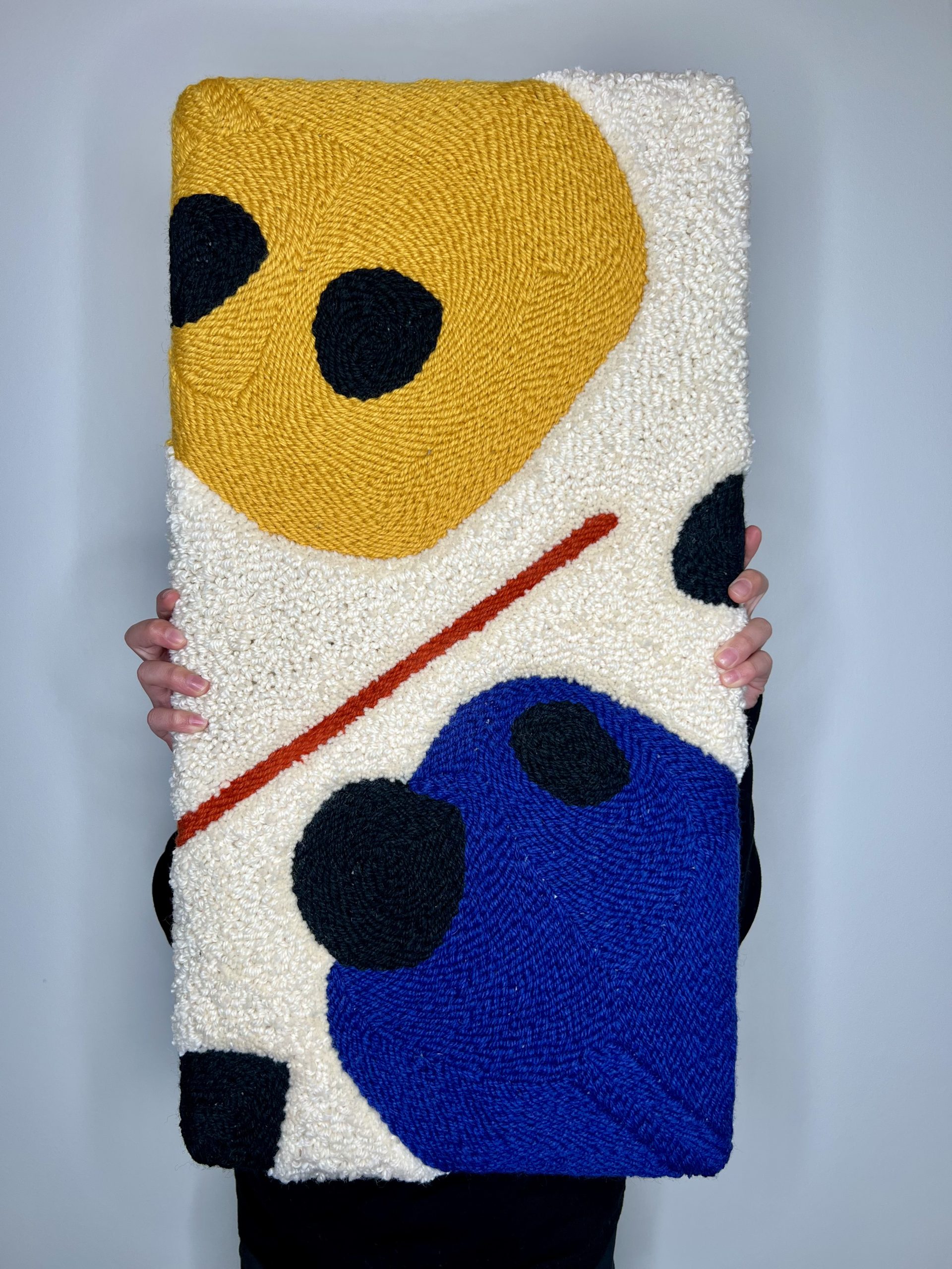 Potapota III Wool Fiber Art Large (30x60)